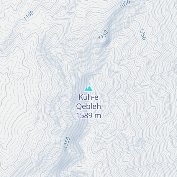 Map of Kūh-e Qebleh