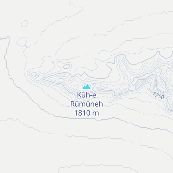 Map of Kūh-e Rūmūneh