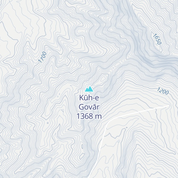 Map of Kūh-e Govār