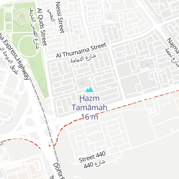 Map of Ḩazm Tamāmah