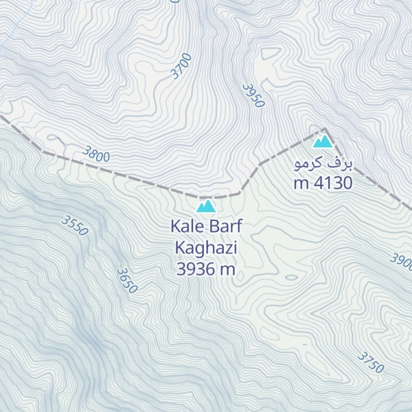 Map of Kale Barf Kaghazi