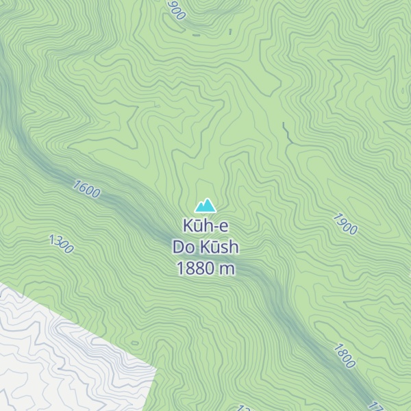 Map of Kūh-e Do Kūsh