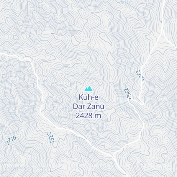 Map of Kūh-e Dar Zanū