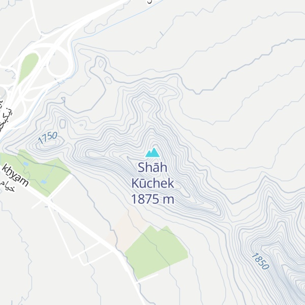 Map of Shāh Kūchek