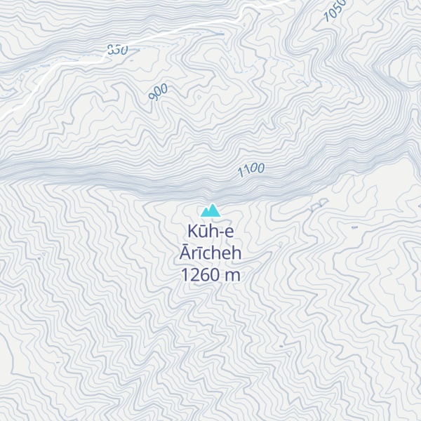 Map of Kūh-e Ārīcheh