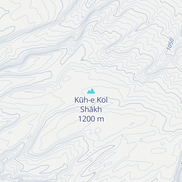 Map of Kūh-e Kol Shākh