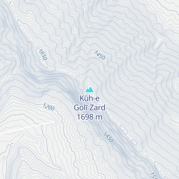 Map of Kūh-e Golī Zard