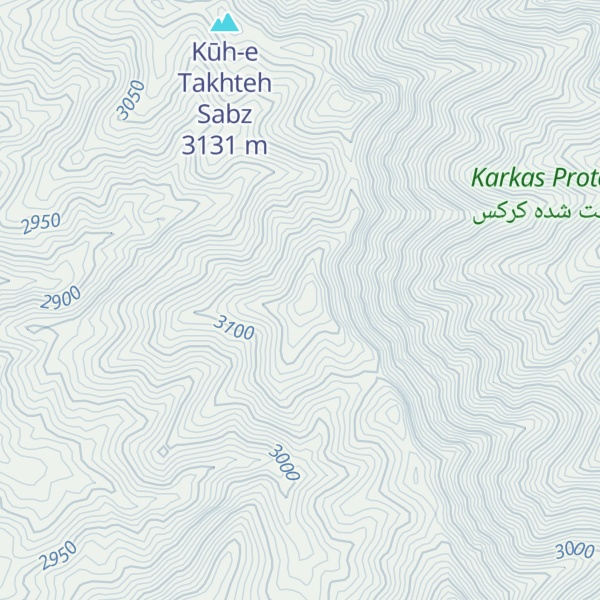 Map of Kūh-e Tarlā Mārgeh