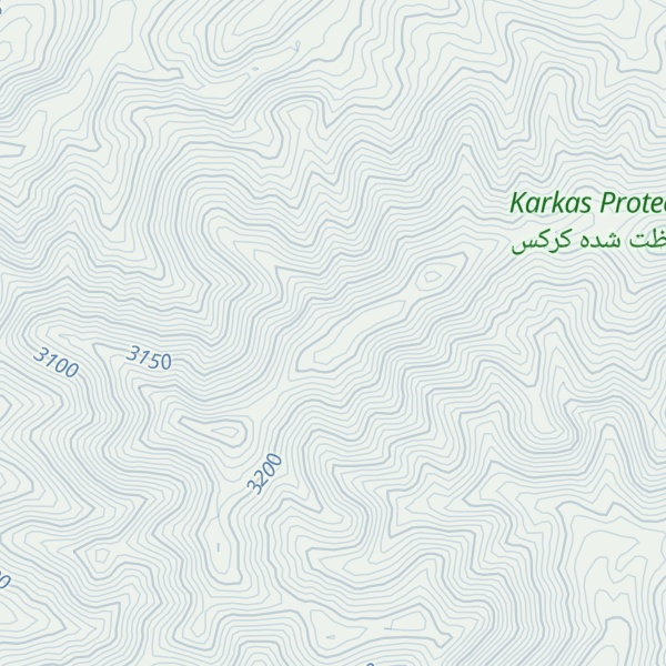 Map of Kūh-e Lā Khāl Kach