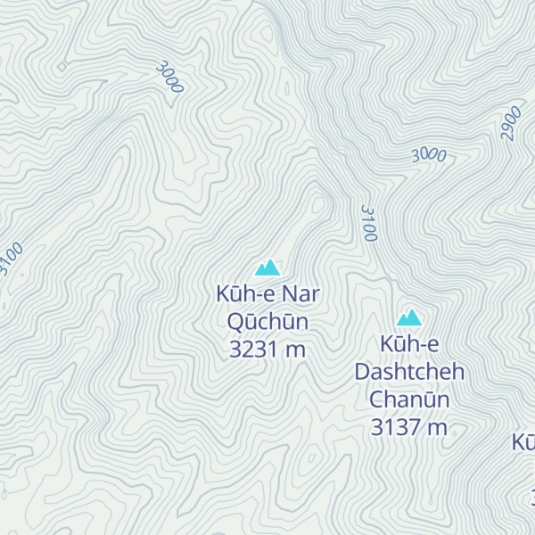 Map of Kūh-e Nar Qūchūn