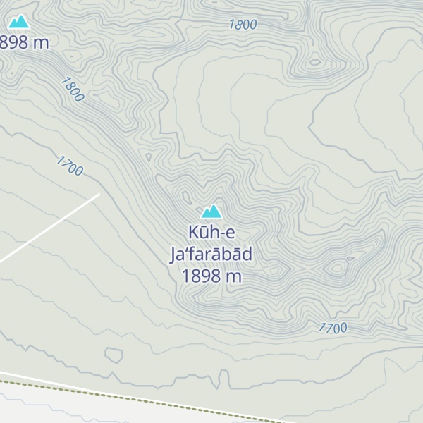 Map of Kūh-e Ja‘farābād