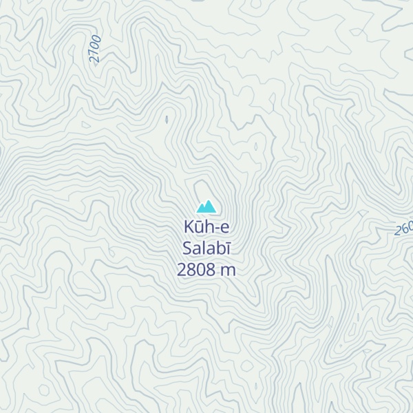 Map of Kūh-e Salabī