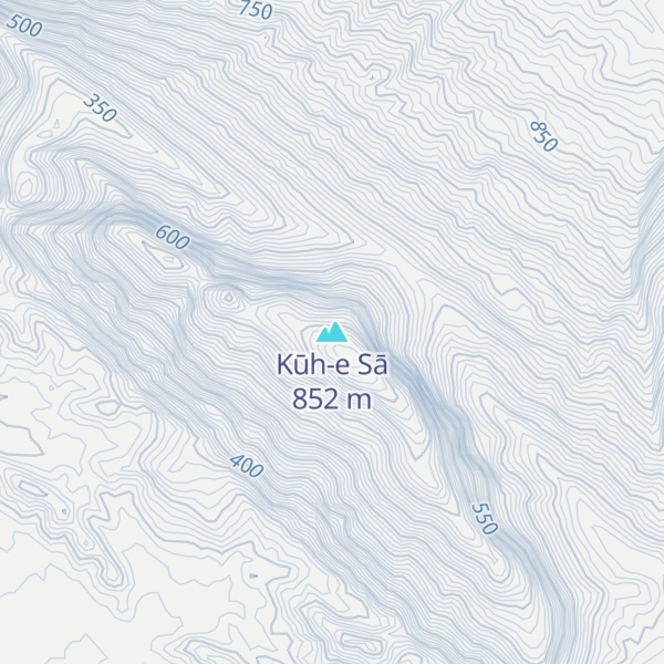 Map of Kūh-e Sā