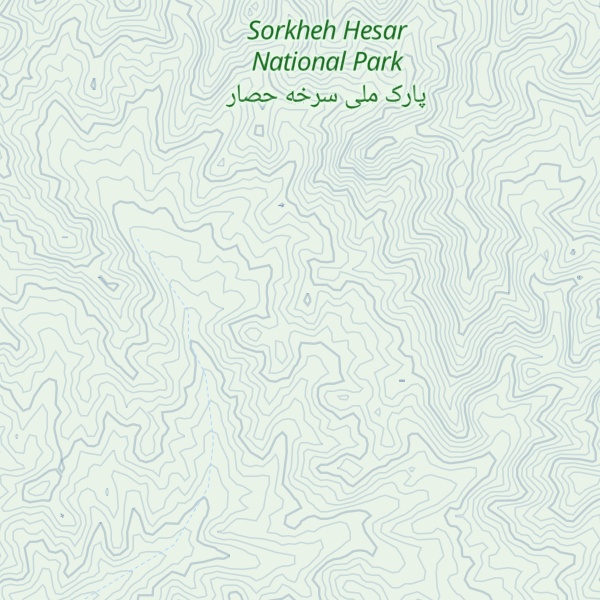 Map of Kūh-e Seh Darreh-ye Bozorg