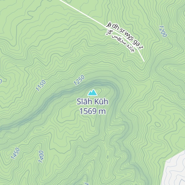 Map of Sīāh Kūh