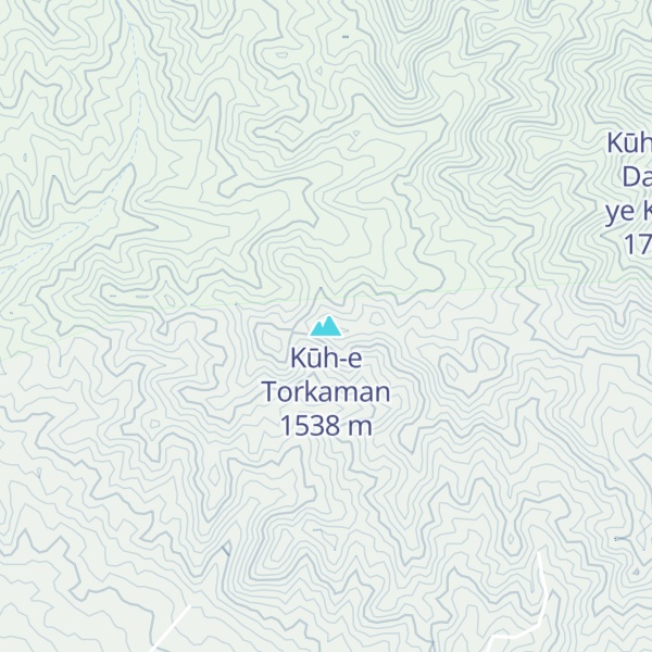 Map of Kūh-e Torkaman
