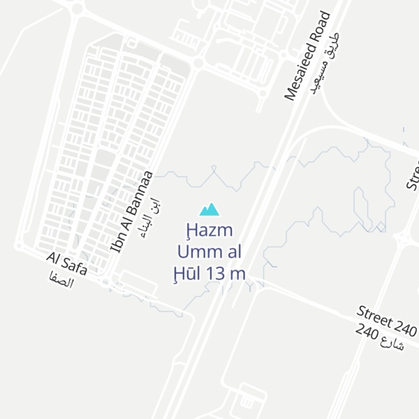 Map of Ḩazm Umm al Ḩūl