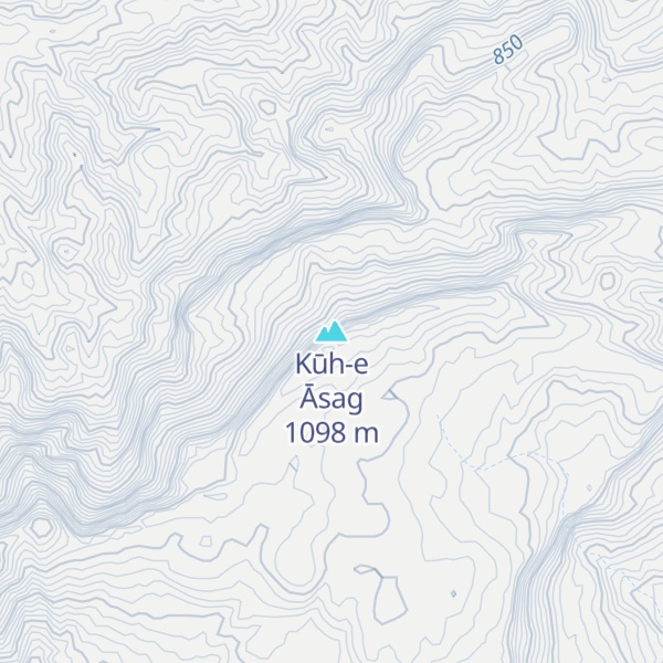 Map of Kūh-e Āsag