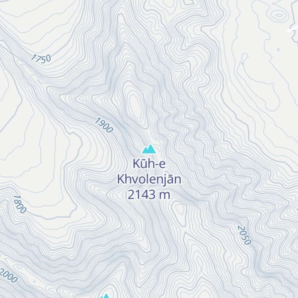 Map of Kūh-e Khvolenjān