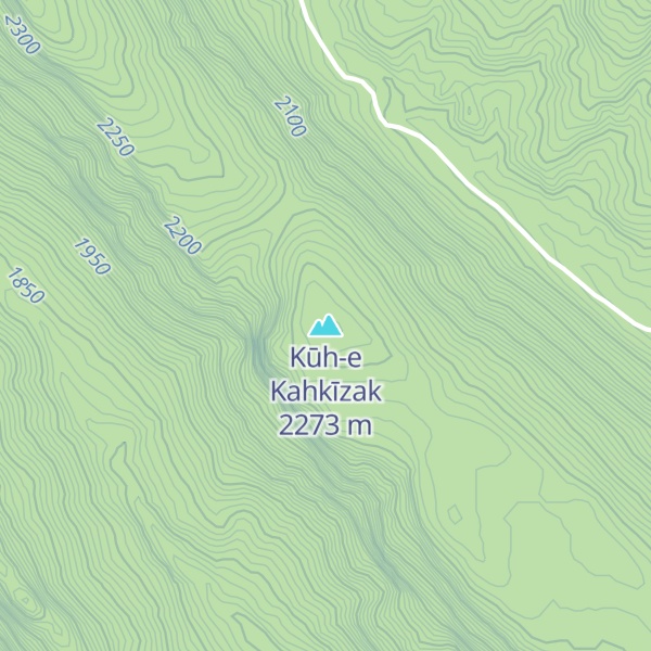 Map of Kūh-e Kahkīzak