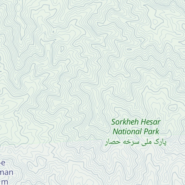 Map of Kūh-e Seh Darreh-ye Kūchak