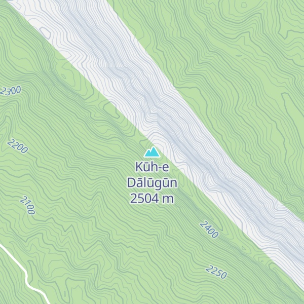 Map of Kūh-e Dālūgūn