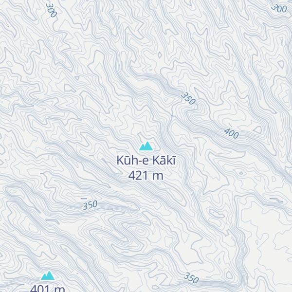Map of Kūh-e Kākī
