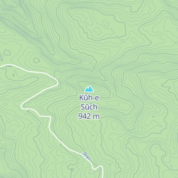 Map of Kūh-e Sūch
