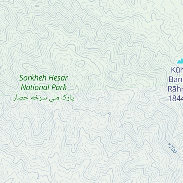 Map of Kūh-e Samand