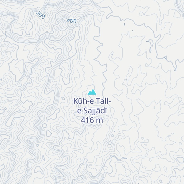 Map of Kūh-e Tall-e Sajjādī