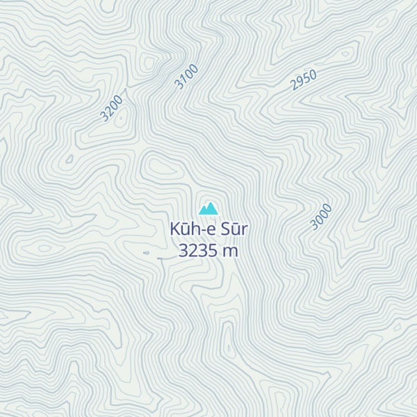 Map of Kūh-e Sūr