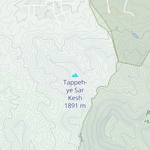 Map of Tappeh-ye Sar Kesh