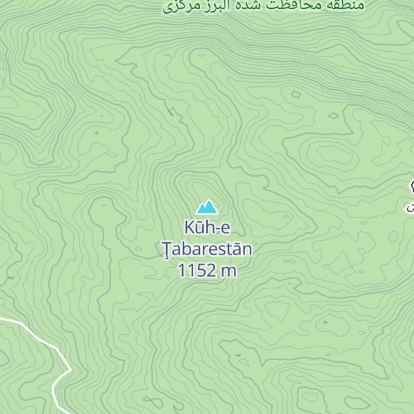 Map of Kūh-e Ţabarestān