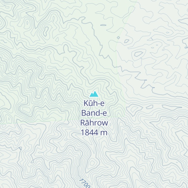 Map of Kūh-e Band-e Rāhrow