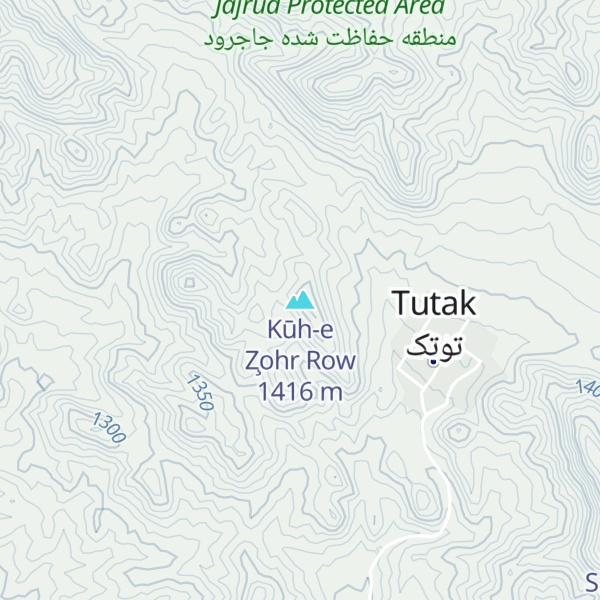 Map of Kūh-e Z̧ohr Row