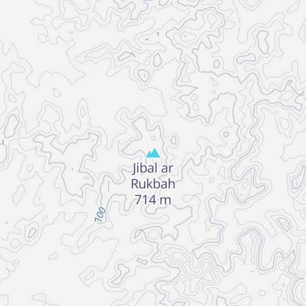 Map of Jibal ar Rukbah