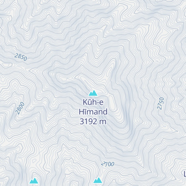 Map of Kūh-e Hīmand