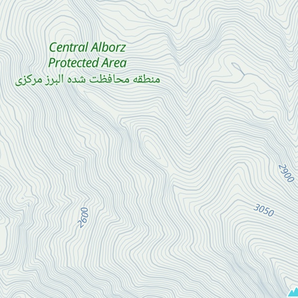 Map of Kūh-e Qazāl Chāl