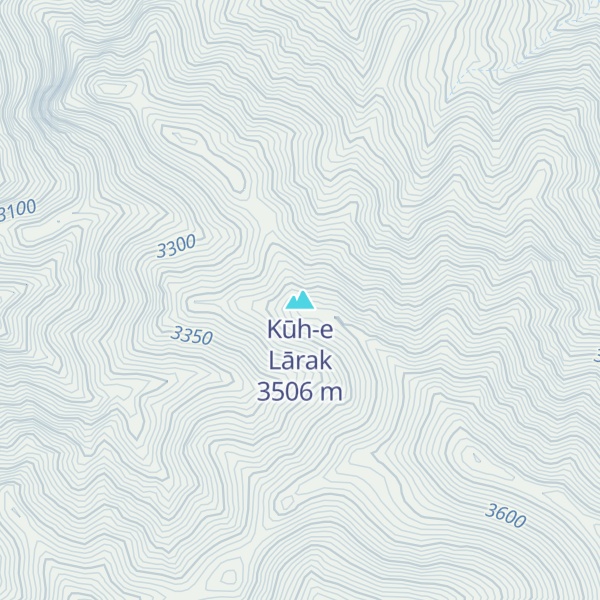 Map of Kūh-e Lārak