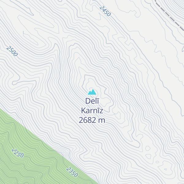 Map of Delī Karnīz
