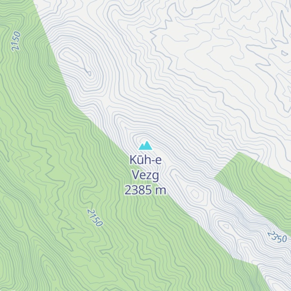 Map of Kūh-e Vezg