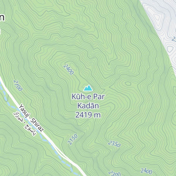 Map of Kūh-e Par Kadān