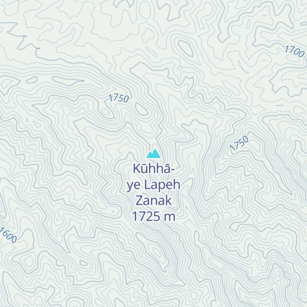 Map of Kūhhā-ye Lapeh Zanak