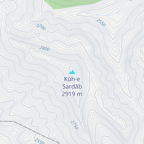 Map of Kūh-e Sardāb