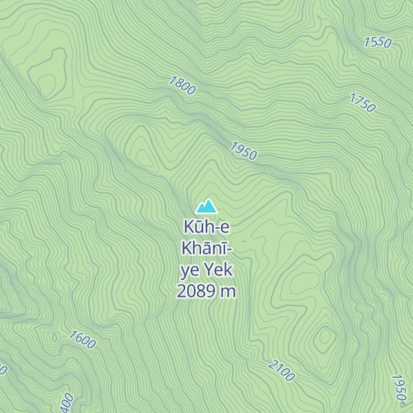 Map of Kūh-e Khānī-ye Yek