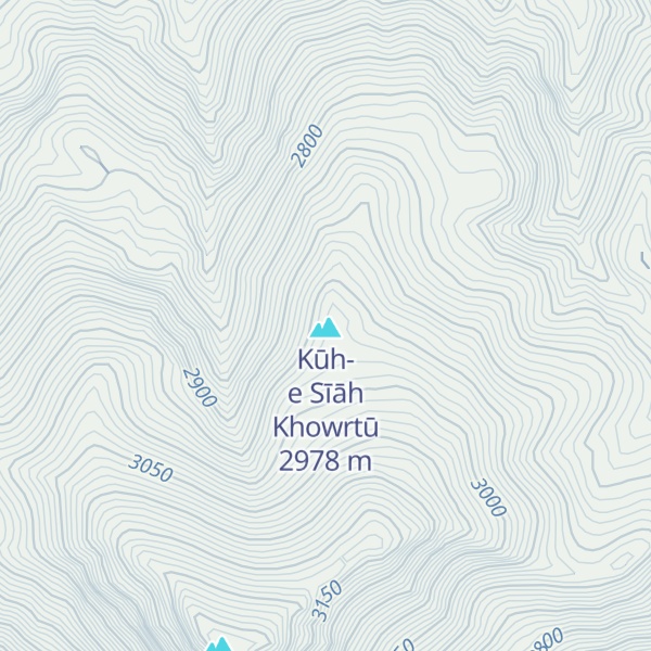 Map of Kūh-e Gangalū