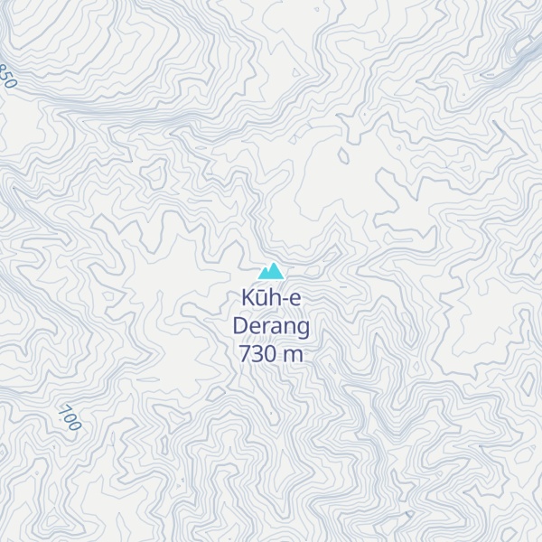 Map of Kūh-e Derang