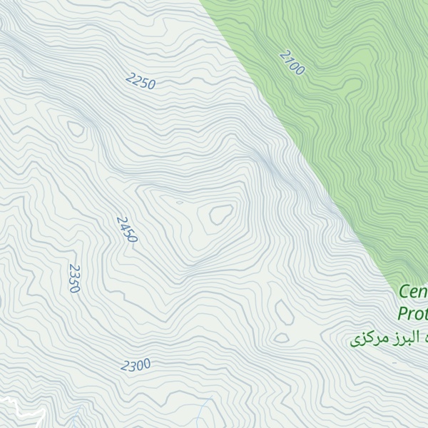Map of Kūh-e Kūlchāl