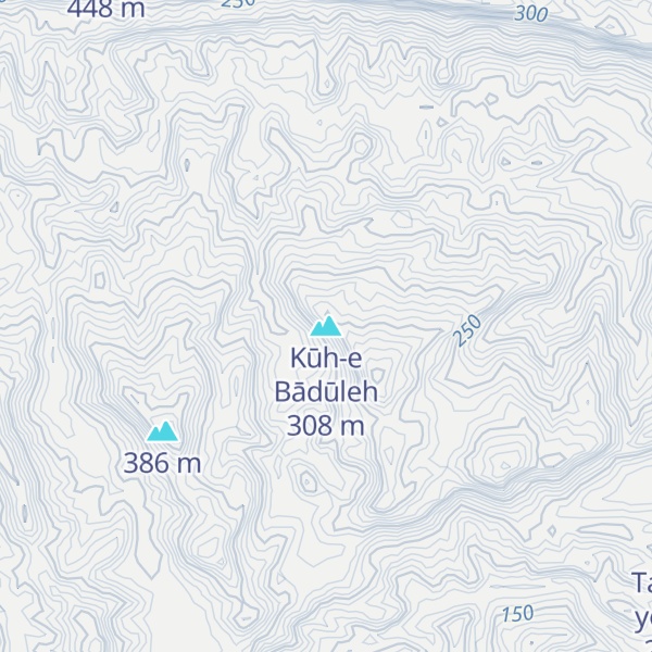 Map of Kūh-e Bādūleh