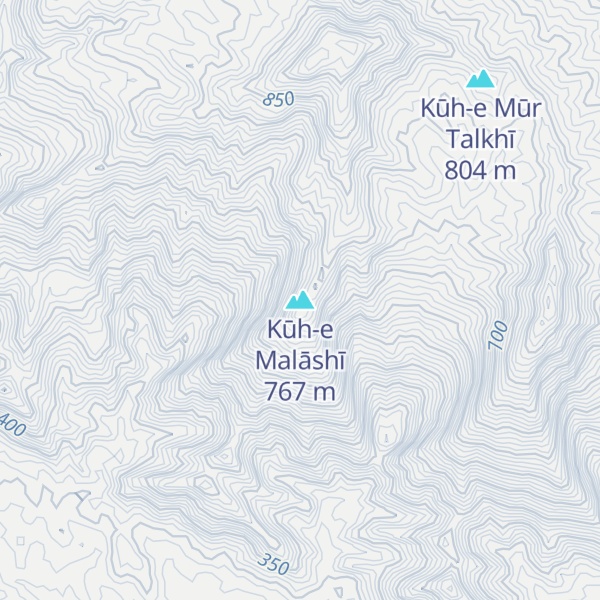 Map of Kūh-e Malāshī